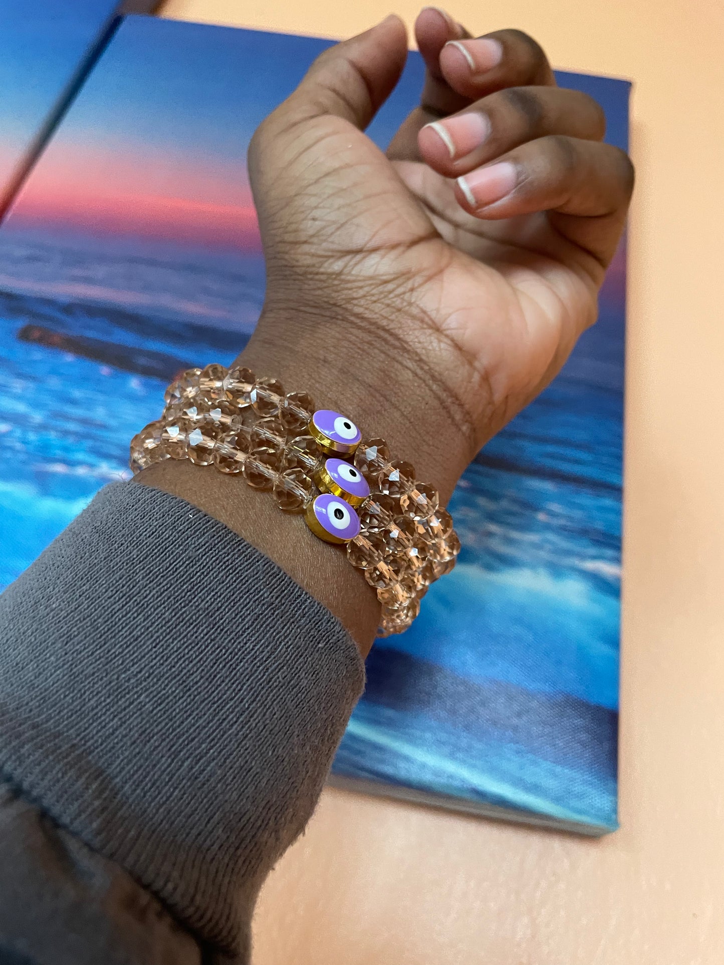 Gold Crystal Bracelets