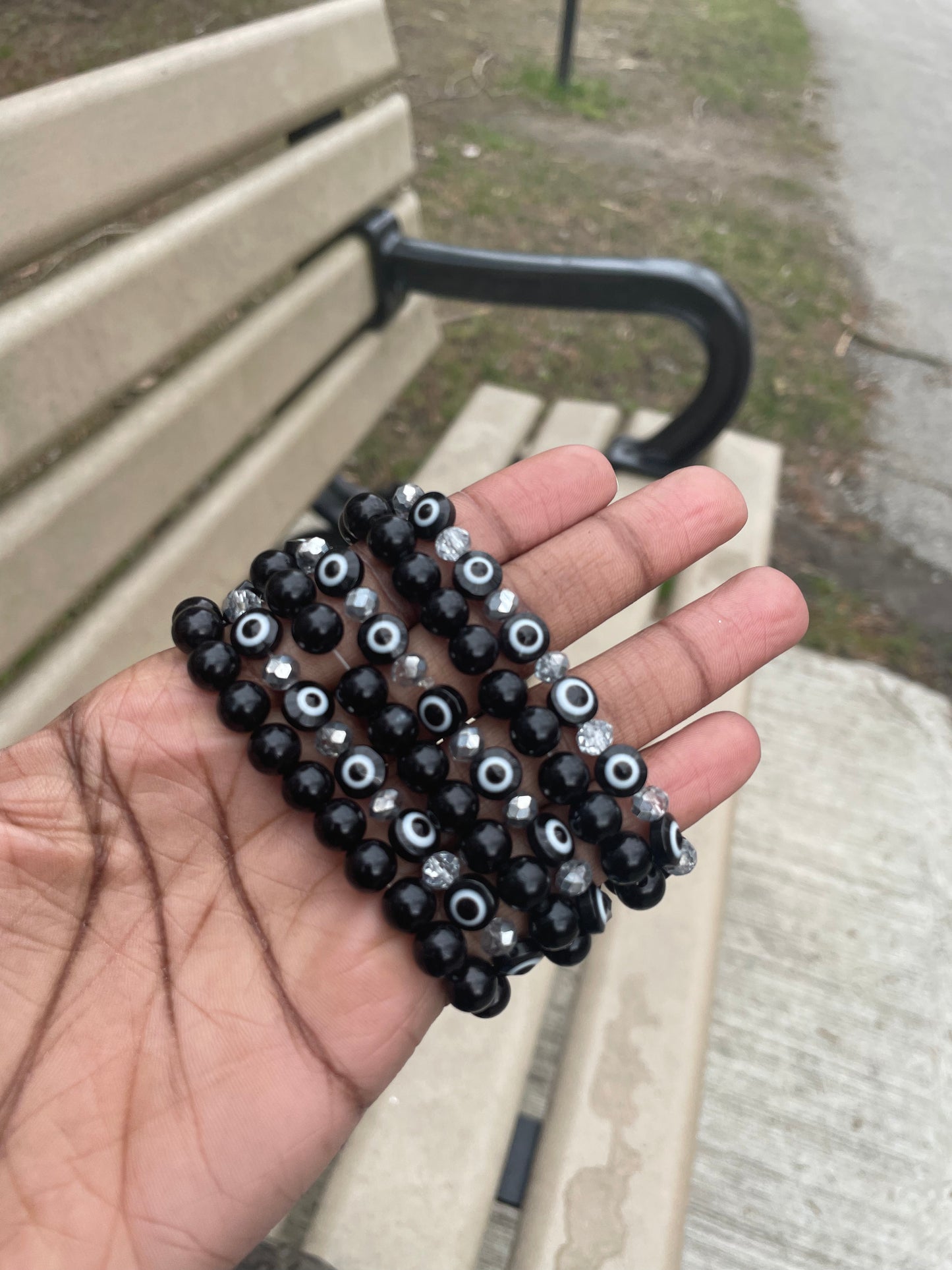 Black Crystal Bracelets