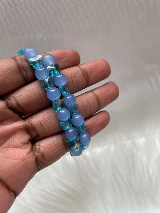 Blue Butterfly crystal bracelets