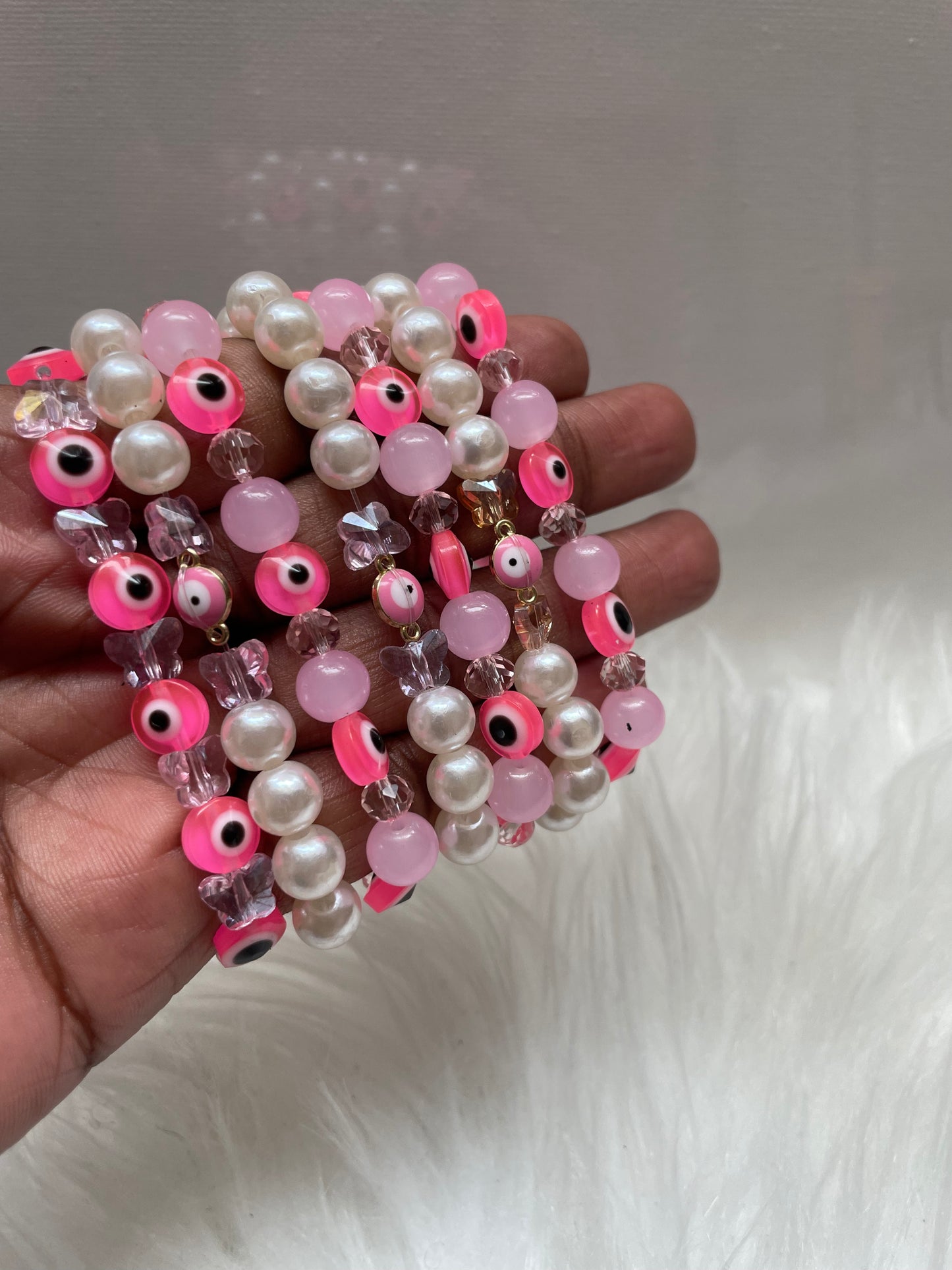 Pink Crystal Bracelets