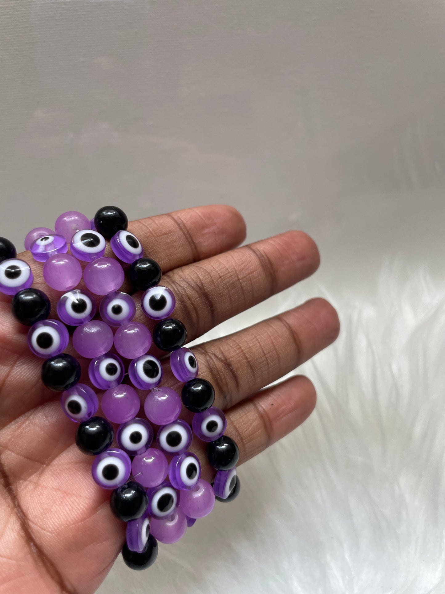 Lavender Eye Bracelets