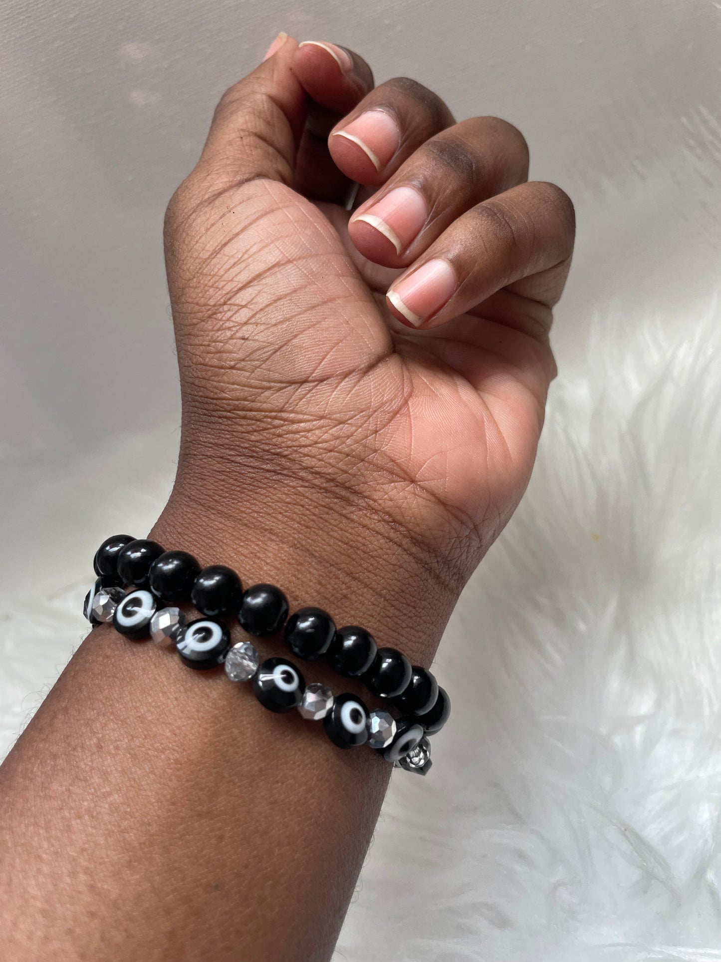 Black Crystal Bracelets